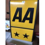 A LARGE 'AA' SIGN