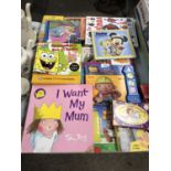 VARIOUS ASSORTED KIDS GAMES, BOOKS ETC