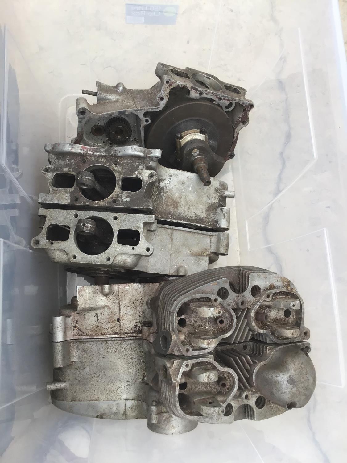 AN ENGINE AND PISTON BLOCK FOR A NORTON JUBILEE