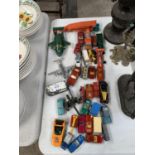 A COLLECTION OF TIN PLATE CARS