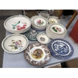 A MIXED GROUP OF PORTMEIRION BOTANIC GARDENS, FURTHER TABLEWARE ETC (SOME SECONDS AND A/F)