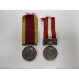 TWO REPRODUCTION VICTORIAN MEDALS