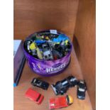 A BOX OF ASSORTED TOY CARS