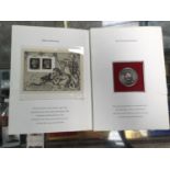 150TH ANNIVERSARY OF ?THE PENNY BLACK? . A MINIATURE SHEET AND COIN PRESENT IN FOLDER TO COMMEMORATE