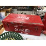 A LARGE COCA-COLA ICE TRUNK