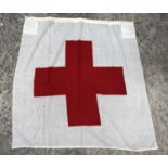 A GERMAN 'FIRST AID' CLOTH FLAG