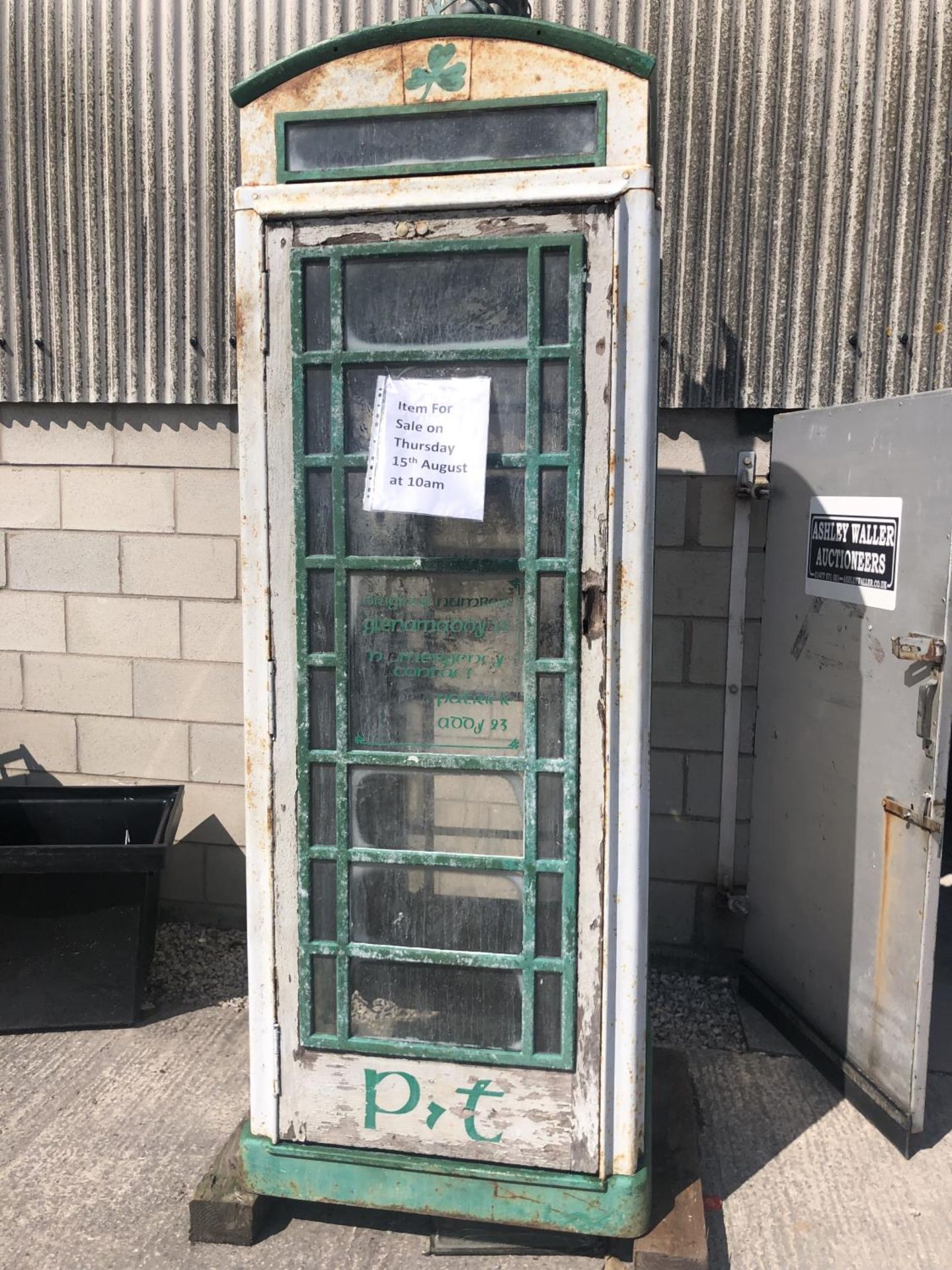 AN ORIGINAL IRISH PHONE BOX