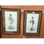A PAIR OF NAPOLEONIC SOLIDER PICTURES
