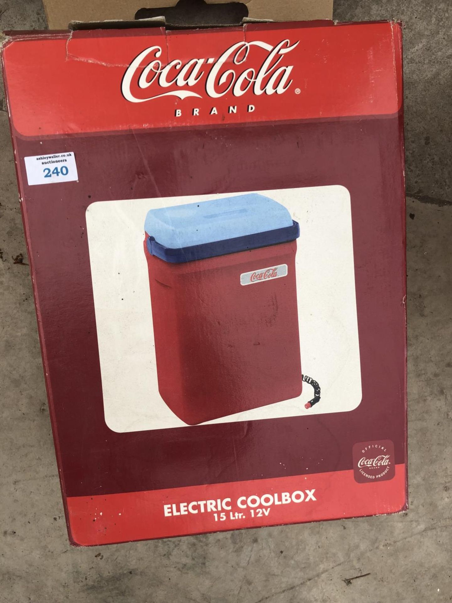 A COCA COLA ELECTRIC 12V COOL BOX