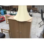 A FILING CABINET AND LAMP SHADE (2)