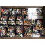 A LARGE COLLECTION OF LIMITED EDITION COALPORT KEW GARDENS CERAMIC PLAQUES