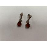 A PAIR OF LADIES EARRINGS