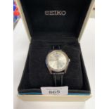 A GENTS BOXED 'SEIKO' WRIST WATCH