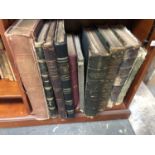 A COLLECTION OF 19TH CENTURY AND LATER BOUND BOOKS, TO INCLUDE ATLAS' ETC