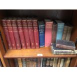 A COLLECTION OF BOUND BOOKS TO INCLUDE 19TH CENTURY EXAMPLES