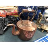 A COPPER TEA-POT