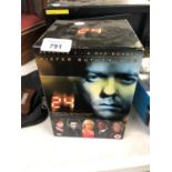 A '24' DVD SERIES BOX SET SEASONS 1 TO 4