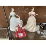 THREE ROYAL DOULTON LADIES TO INCLUDE, 'CHARITY' , 'SPRING MORNING' AND 'LAVINA'