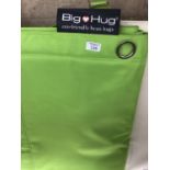A BIG HUG 'THE STRAPPING' BEAN BAG, 138CM X 187CM, HEAVY DUTY POLYESTER, STAIN AND WATER RESISTANT