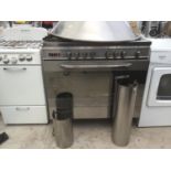 A RANGE STYLE GAS COOKER AND EXTRACTOR FAN