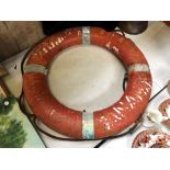A VINTAGE LIFEGUARDS RING / BUOY