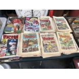 A COLLECTION OF VINTAGE 'VICTOR' COMICS
