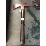 A VINTAGE A.F.S W.W.II FIRE AXE