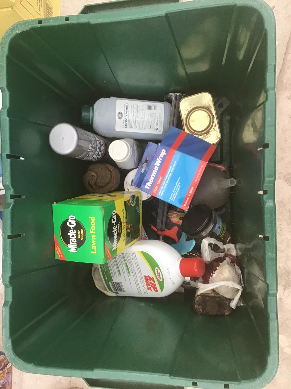 VARIOUS TUBS OF ADHESIVE, DECKING STAIN, ANT POWDER ETC - Image 3 of 3