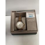 A GENTS BOXED 'ROTARY' WRIST WATCH