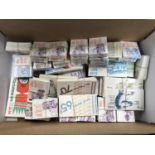 GREAT BRITAIN DECIMAL STAMP BOOKLETS CONTAINED IN A SHOEBOX . FACE VALUE £328.34