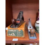 A BOXED STANLEY PLANE AND FURTHER RECORD PLANE