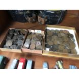 A LARGE COLLECTION OF VICTORIAN COINS ETC