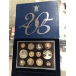 UNITED KINGDOM 2005 PROOF COIN YEAR SET , ROYAL MINT , 12 COINS , PLUS COA . PRISTINE CONDITION