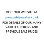 END OF SALE, THANKS FOR YOUR BIDDING! OUR NEXT SALE IS THE 12TH SEPTEMBER AND FEATURES A SPECIAL