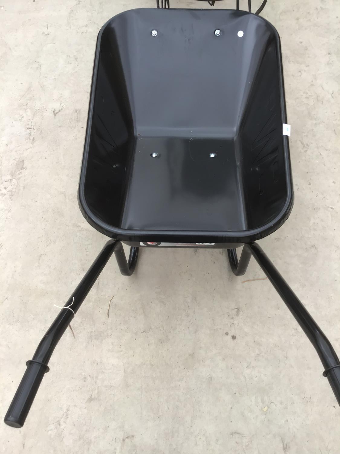 A NEW HEAVY DUTY WHEELBARROW - Image 2 of 2