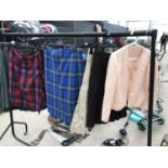 VARIOUS KILTS AND WOOLEN SKIRTS/VINTAGE CLOTHING