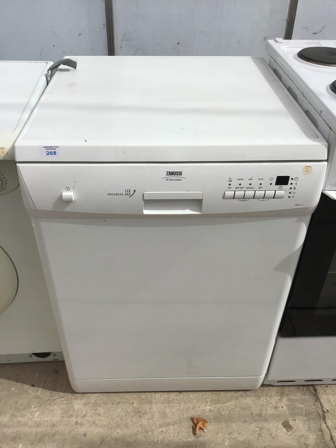 A ZANUSSI ZDF 511 DISH WASHER MACHINE IN WORKING ORDER