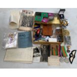 A MIXED GROUP OF WORLD WAR II MEMORABILIA RELATING TO THE LIFE OF ROBERT BURROWS. TO INCLUDE MEDALS,