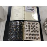 A 100 YEARS OF NAVAL AVIATION COIN COVER SET AND FURTHER FOLDER OF ASSORTED COINS (2)