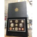 UNITED KINGDOM 2008 PROOF COIN YEAR SET , ROYAL MINT , 11 COINS , PLUS COA . PRISTINE CONDITION