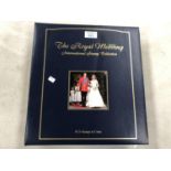 THE ROYAL WEDDING INTERNATIONAL STAMP & COIN COLLECTION ALBUM