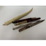 AN ASSORTMENT OF FIVE VINTAGE BIRO PENS