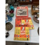 A COLLECTION OF 'HITLERS MEIN KAMPF' MAGAZINES (COMPLETE SET NUMBERS 1 - 18) AND FURTHER WAR