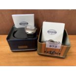 TWO BOXED GENTS FOSSIL WRIST WATCHES