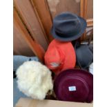 A COLLECTION OF LADIES HATS