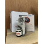 A ROYAL DOULTON DULUX DOG FIGURE WITH BOX AND CERTIFICATE