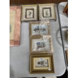 FIVE SMALL COLLECTABLE PICTURES