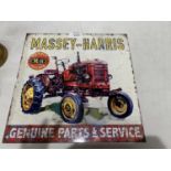 A METAL MASSEY-HARRIS SIGN