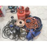 VARIOUS PUMPS, HOSE, CABLE ETC