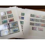 NEW HEBRIDES , A FINE MINT COLLECTION , ON ALBUM LEAVES , 1953 ? 1979